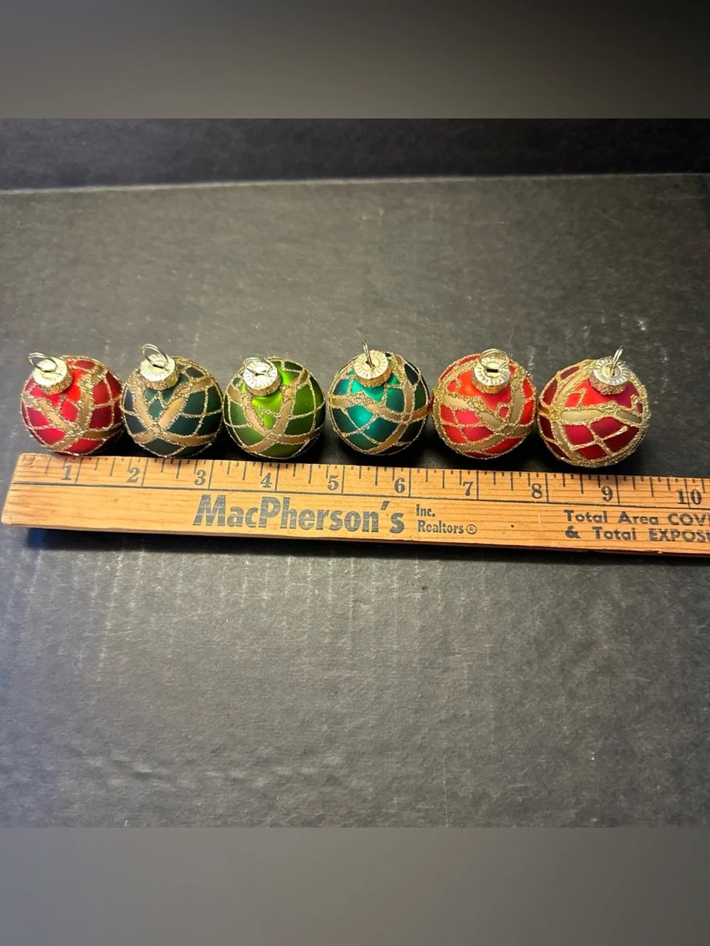 Vintage Target Christmas Ornament Name Card Holders Set of 6 Holiday Table Decor